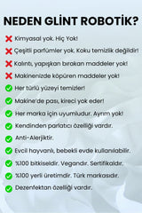 Glint Robotic 1 Liter 100% Herbal Smart Robot Vacuum Cleaner Detergent Domestic Production