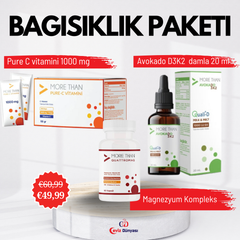 Bağışıklık Paketi | Pure C vitamini + Avokado D3K2 + Quattromag