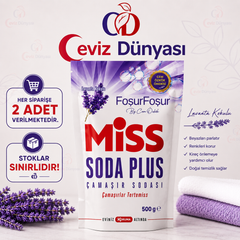 Miss Soda Plus Çamaşır Sodası Lavanta Kokulu 500 g – FoşurFoşur by Cem Özkök