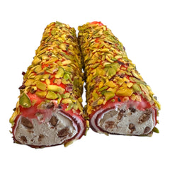 Mandelcreme Turkish Delight mit Feile Granatapfel 400g | Natürlicher Geschmack