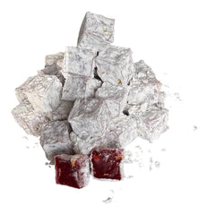 Pudralı çifte kavrulmuş narlı duble lokum (500g)