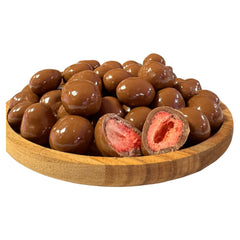 Sütlü Çikolatalı Çilek Draje 200g | Doğal Tat