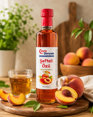 Organik şeftali özü