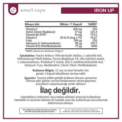 Demir takviyesi Ironup 60 Kapsül