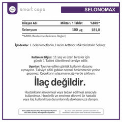 Selenium - Smart Caps Selonomax 200 Tablets