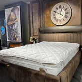 Yün Yatak Pedi(Alez) | Çift Kişilik | 160x200 cm | 3 kg Merinos Kuzu Yünü 🛏️🐑