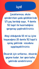 Lugol's Solution İyot %5 Damla 20 ml