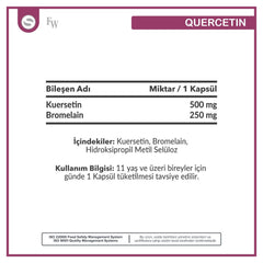 Quercetin + Bromelain 30 Capsules | Smart Caps