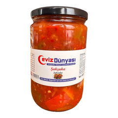 Doğal Şakşuka 850g | Patlıcan, Biber ve Zeytinyağı ile Geleneksel Lezzet