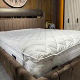 Yün Yatak Pedi (Alez) | Tek Kişilik | 2 kg Merinos Kuzu Yünü 🛏️🐑