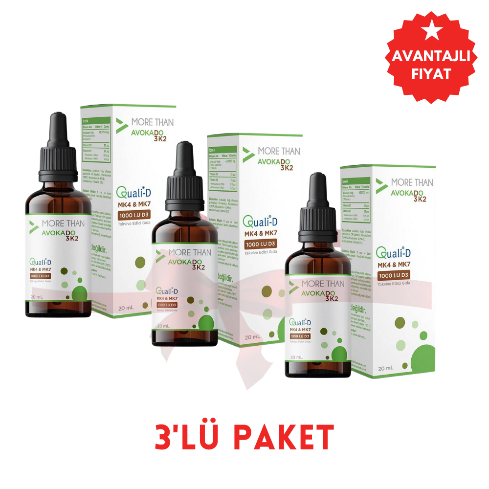 Avokado D3K2  damla 20 ml