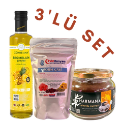 3'lü Form Seti | Hindiba Kahvesi + Form Çayı + Bromelain Şurubu