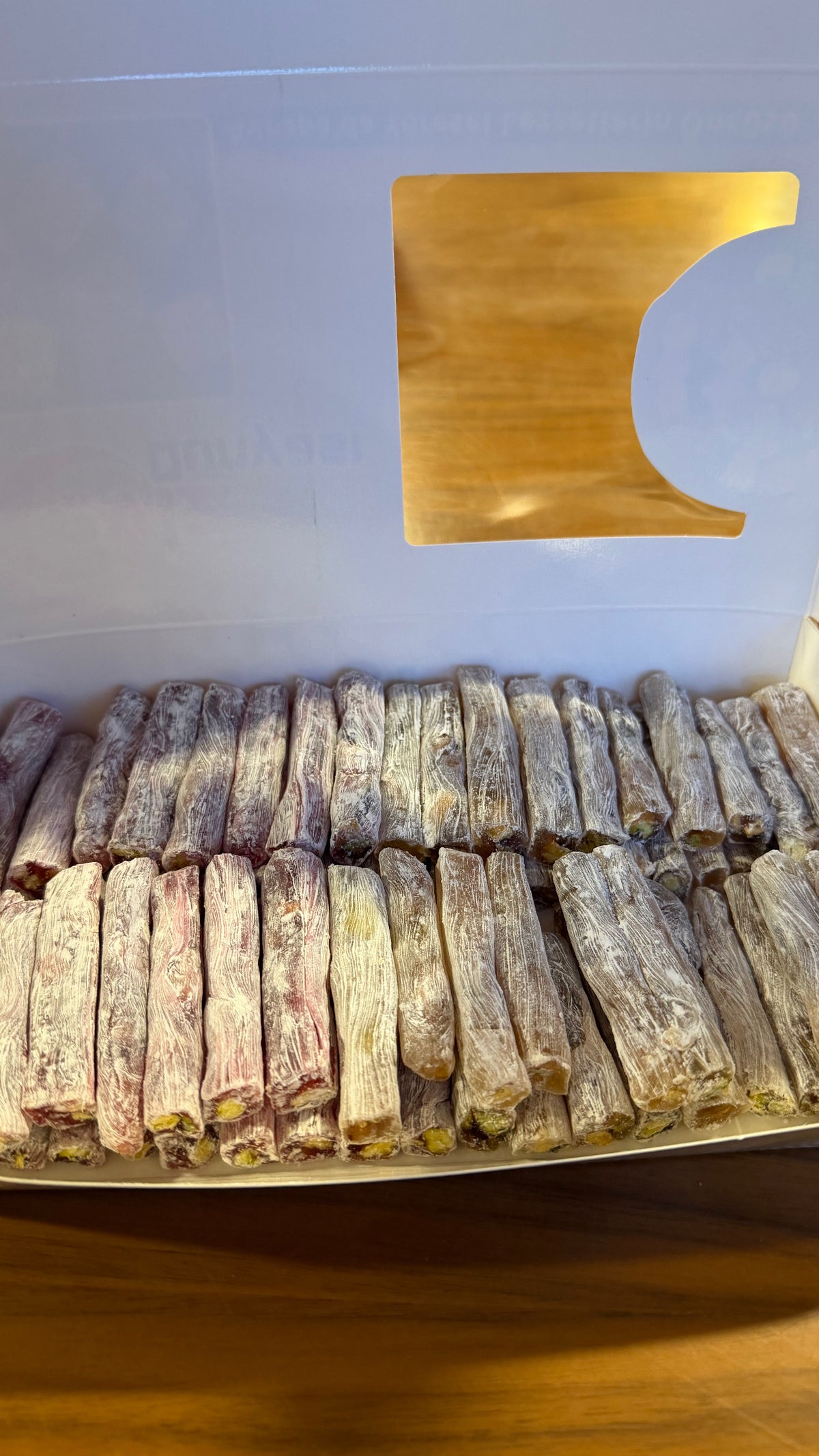 Karışık fitil lokum -narlı ve sade 500g -