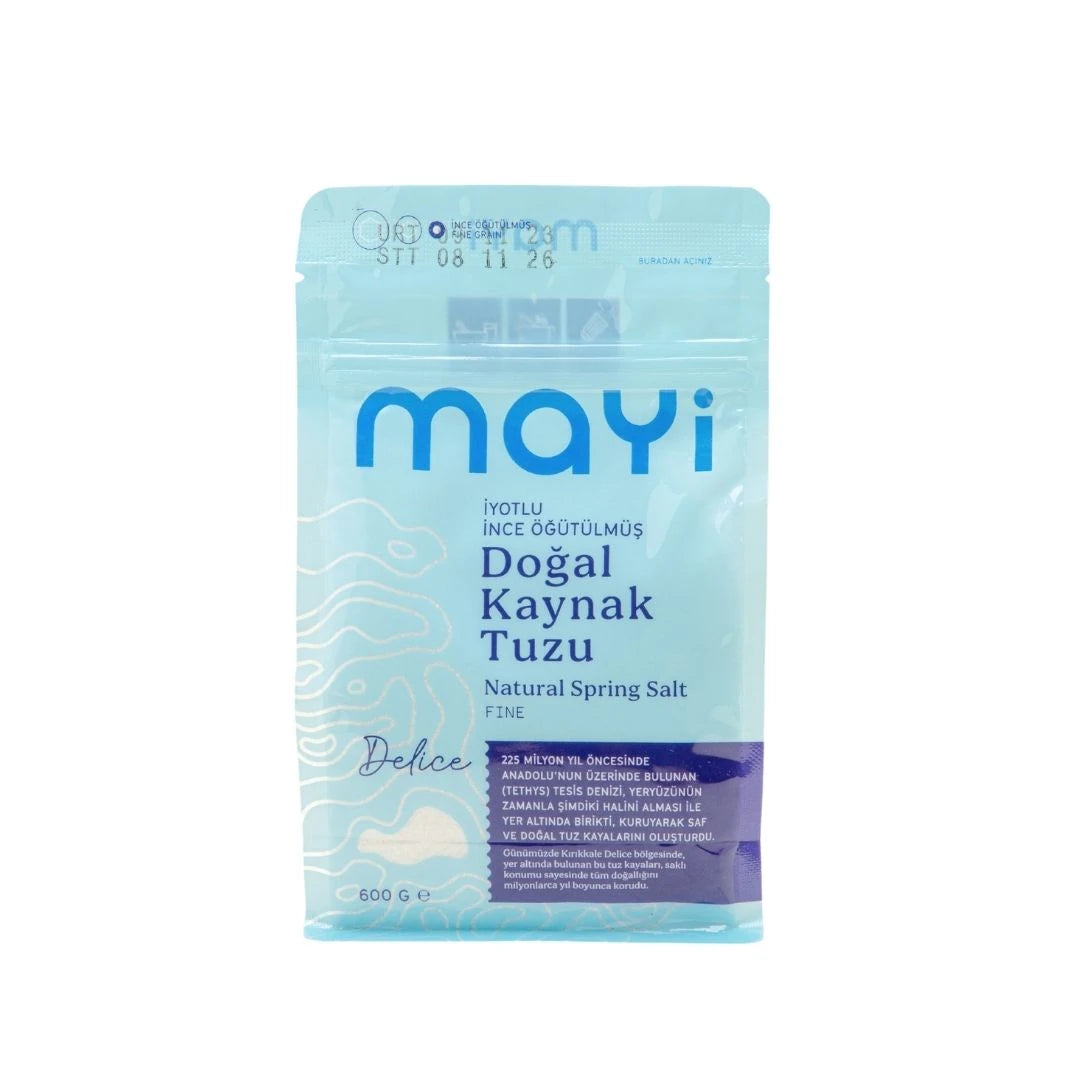 Mayi Öğütülmüş Sofra Tuzu 600 gr (İyot İlaveli)