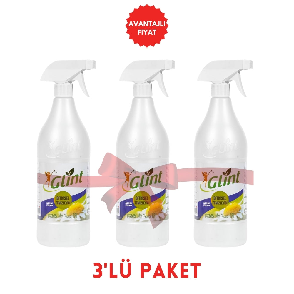 Glint Herbal Cleaner | %100 Bitkisel ve Kimyasalsız Temizlik Gücü 🌱✨