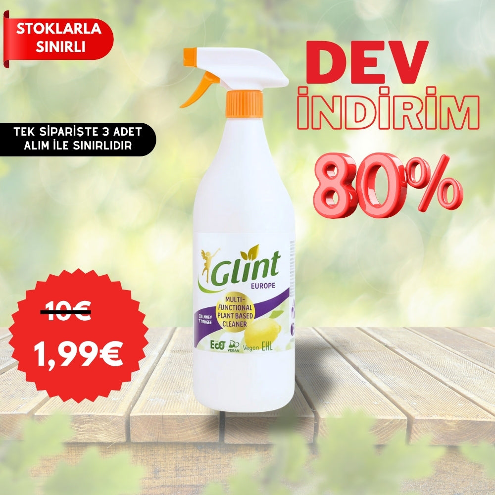 Glint Herbal Cleaner | %100 Bitkisel Temizlik Gücü 🌱✨