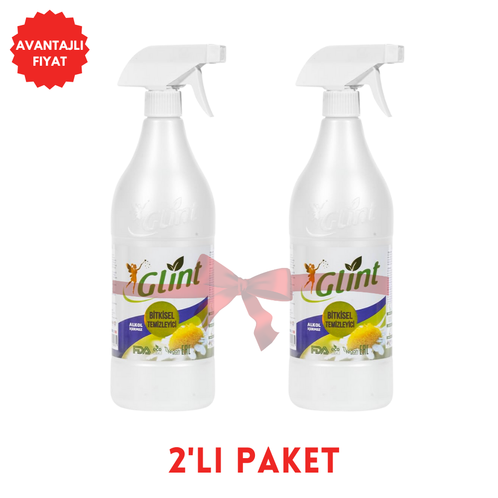Glint Herbal Cleaner | %100 Bitkisel ve Kimyasalsız Temizlik Gücü 🌱✨