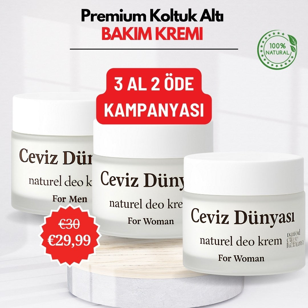 Premium koltuk altı deo krem