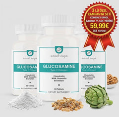 Smart Caps Glucosamine Type II Collageen 60 tabletten