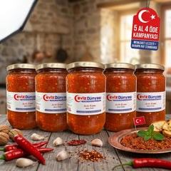 Natürliche Chilipastete 850g | Traditioneller Appetitanreger mit Olivenöl ohne Zusatzstoffe