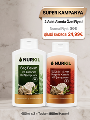 Egzema ve Kaşıntı Karşıtı Kil Şampuanı  400 ml