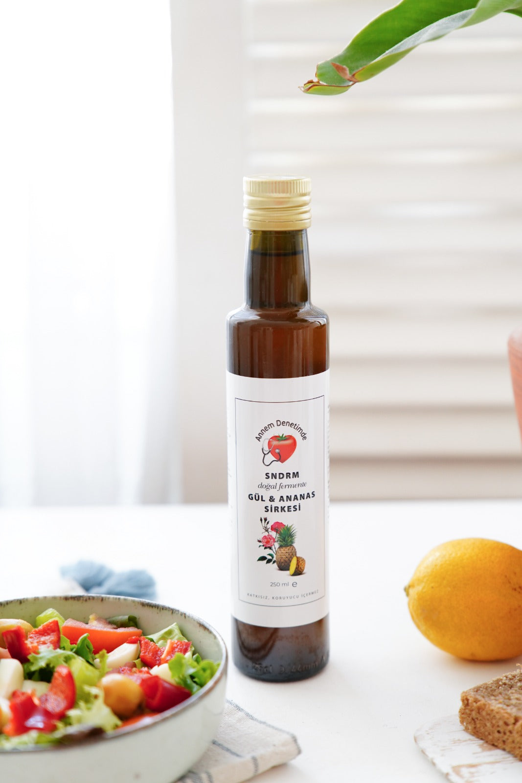 Gül & Ananas Sirkesi 500 ml | Annem Denetimde