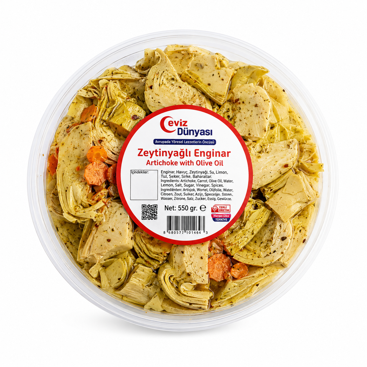 Zeytinyağlı Enginar - 550 G