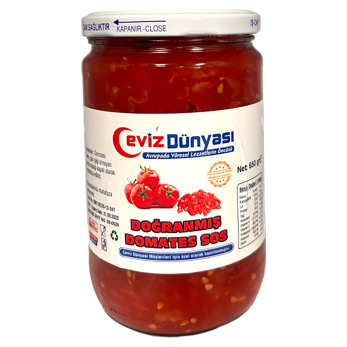 Sos Domates Doğranmış domates sos – Cevizdunyasi