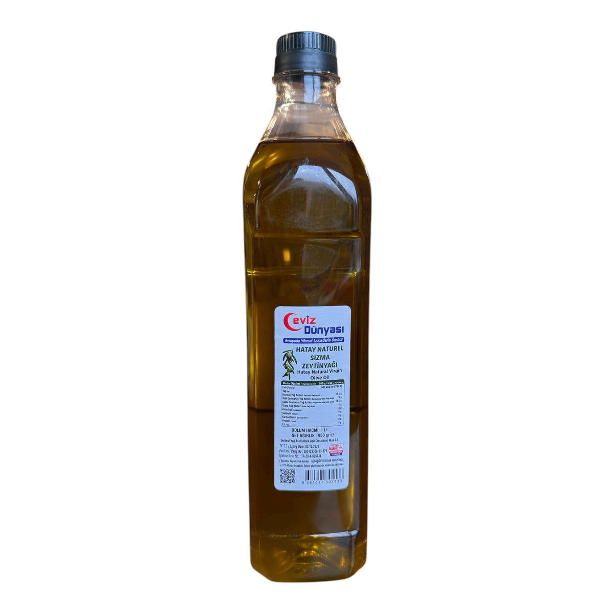 Hatay Natuurlijke Koudgeperste Olijfolie | 1 liter
