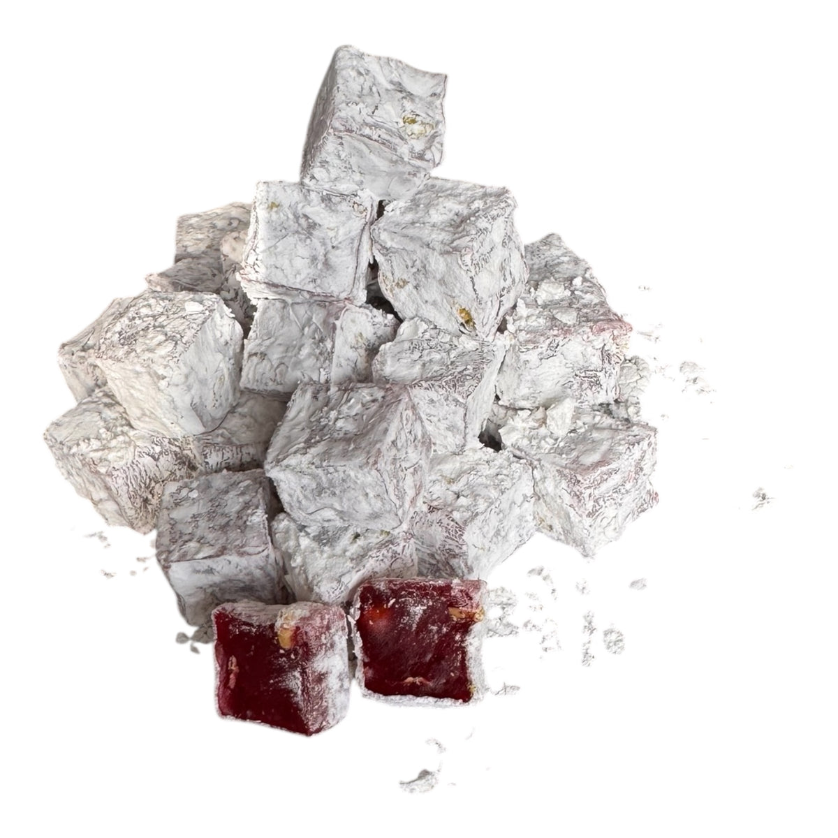 Pudralı çifte kavrulmuş narlı duble lokum (500g)