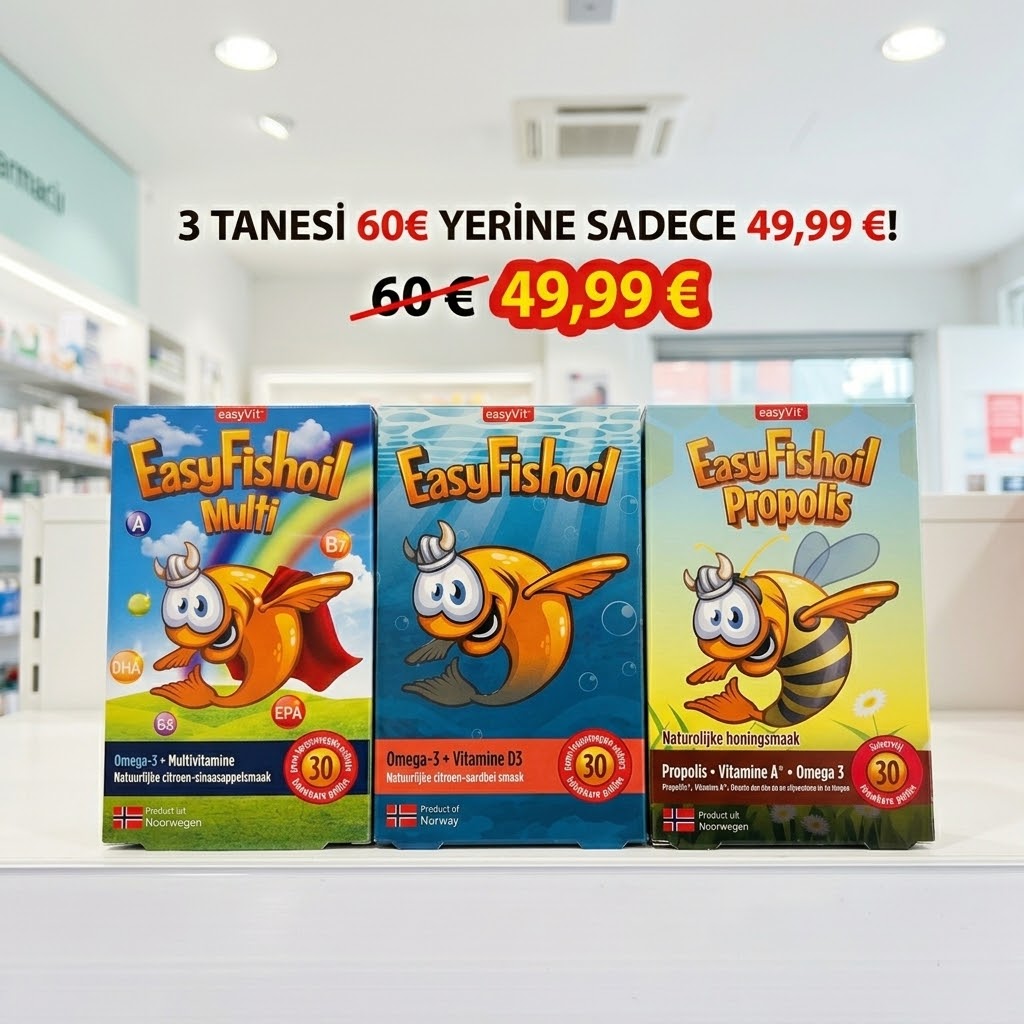 Easy Fishoil 3er-Aktionspaket – Multi + Propolis + Omega-3