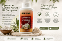 Egzema ve Kaşıntı Karşıtı Kil Şampuanı  400 ml