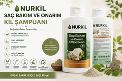 Saç Bakım ve Onarım Kil şampuanı 400 ml