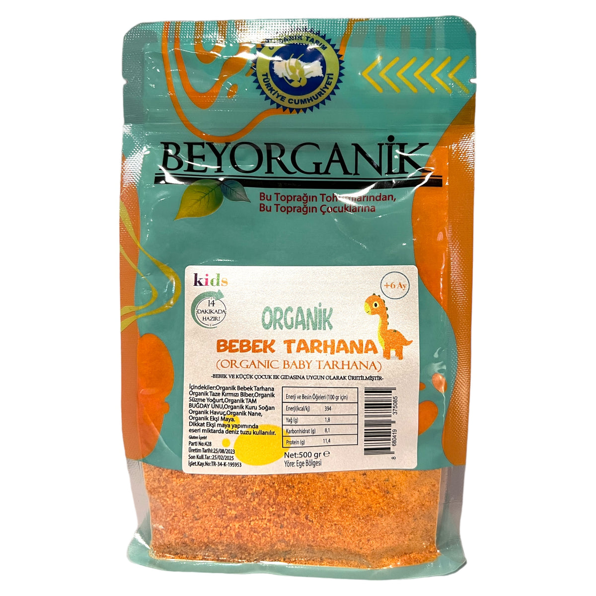 Organik bebek tarhanası (500g)