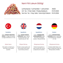 Narlı Fitil Lokum (500g)
