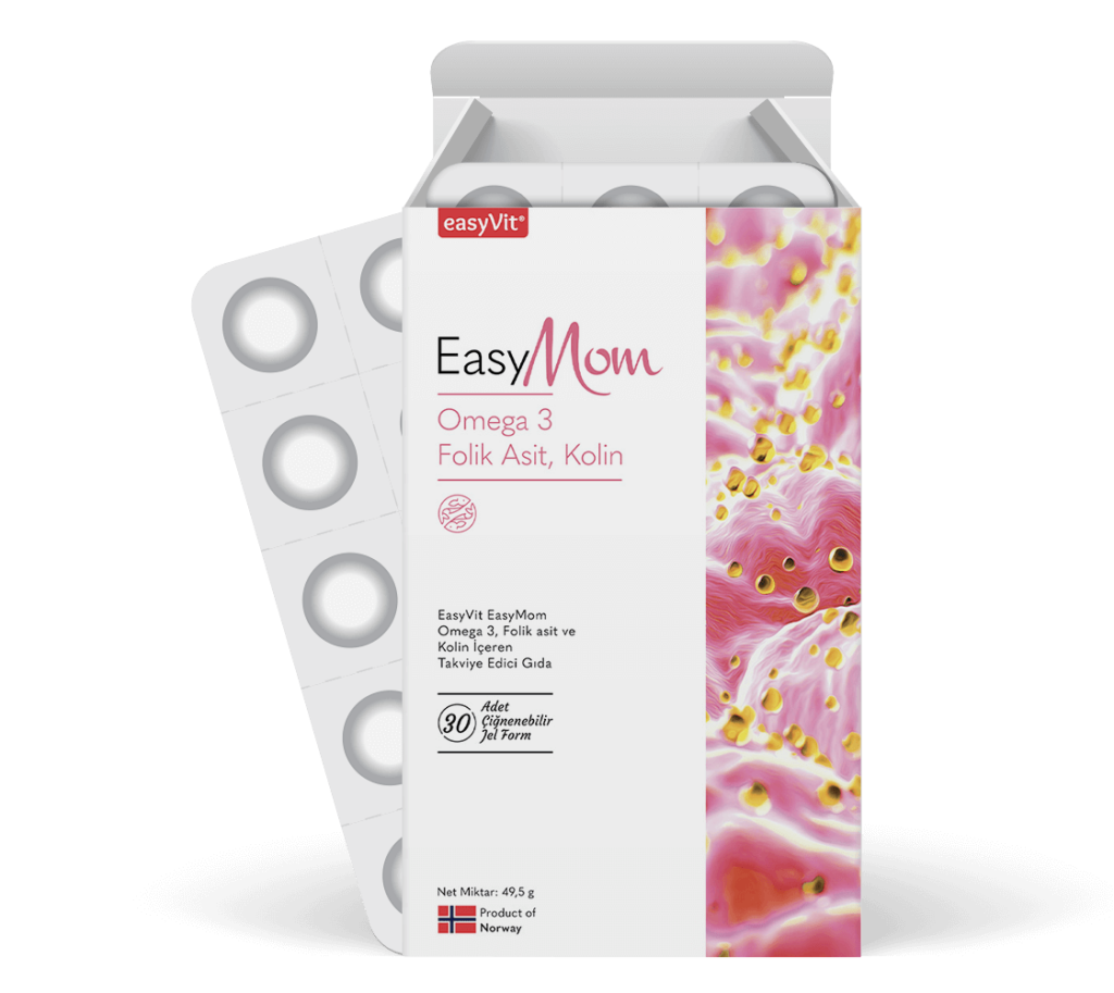 EasyMom -  Omega 3, Folik Asit, Kolin