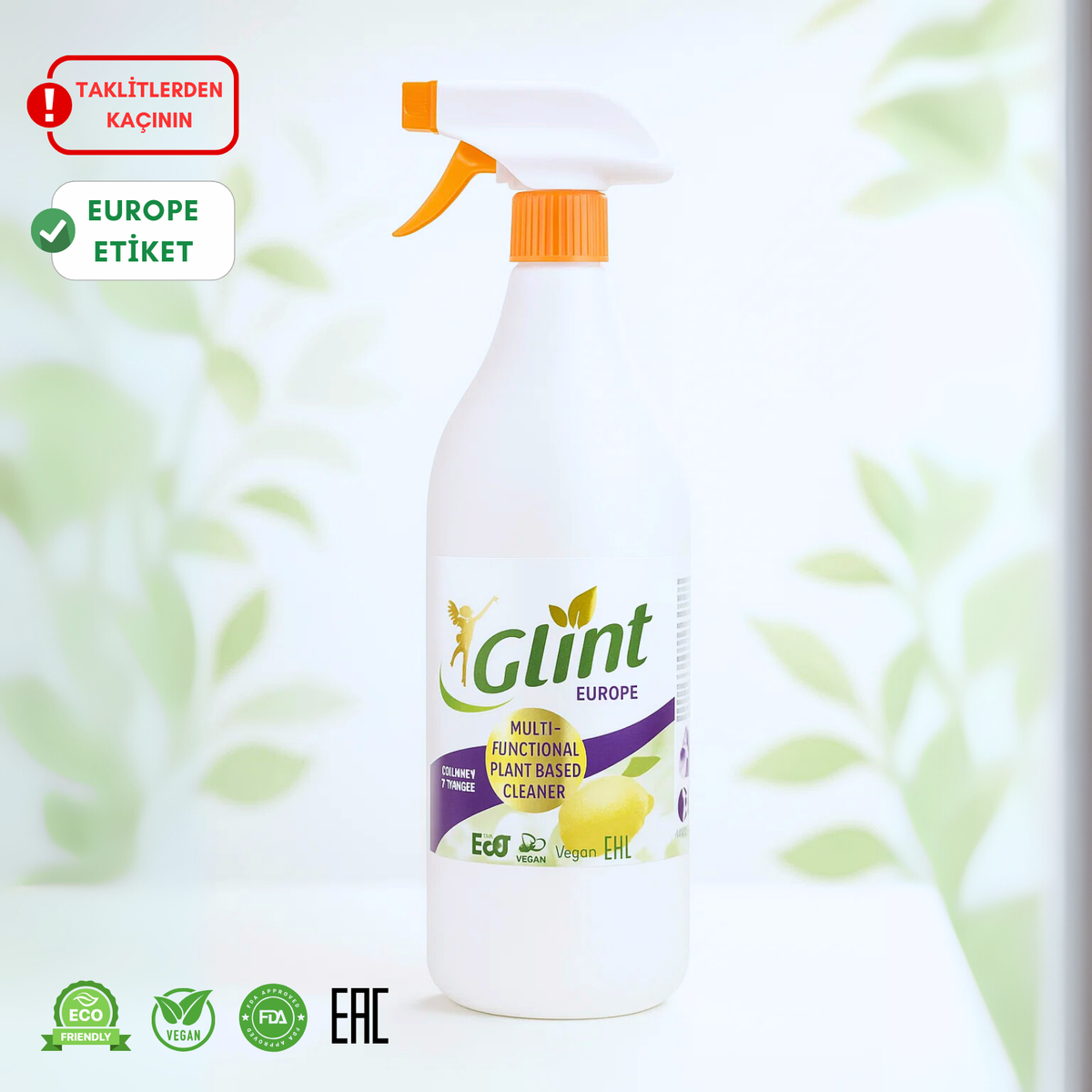 Glint Herbal Cleaner | %100 Bitkisel Temizlik Gücü 🌱✨