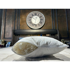 Doğal Kuzu Boncuk Yünü Yastık | 50x70 cm | 900 gram Merinos Kuzu Yünü 💤🐑