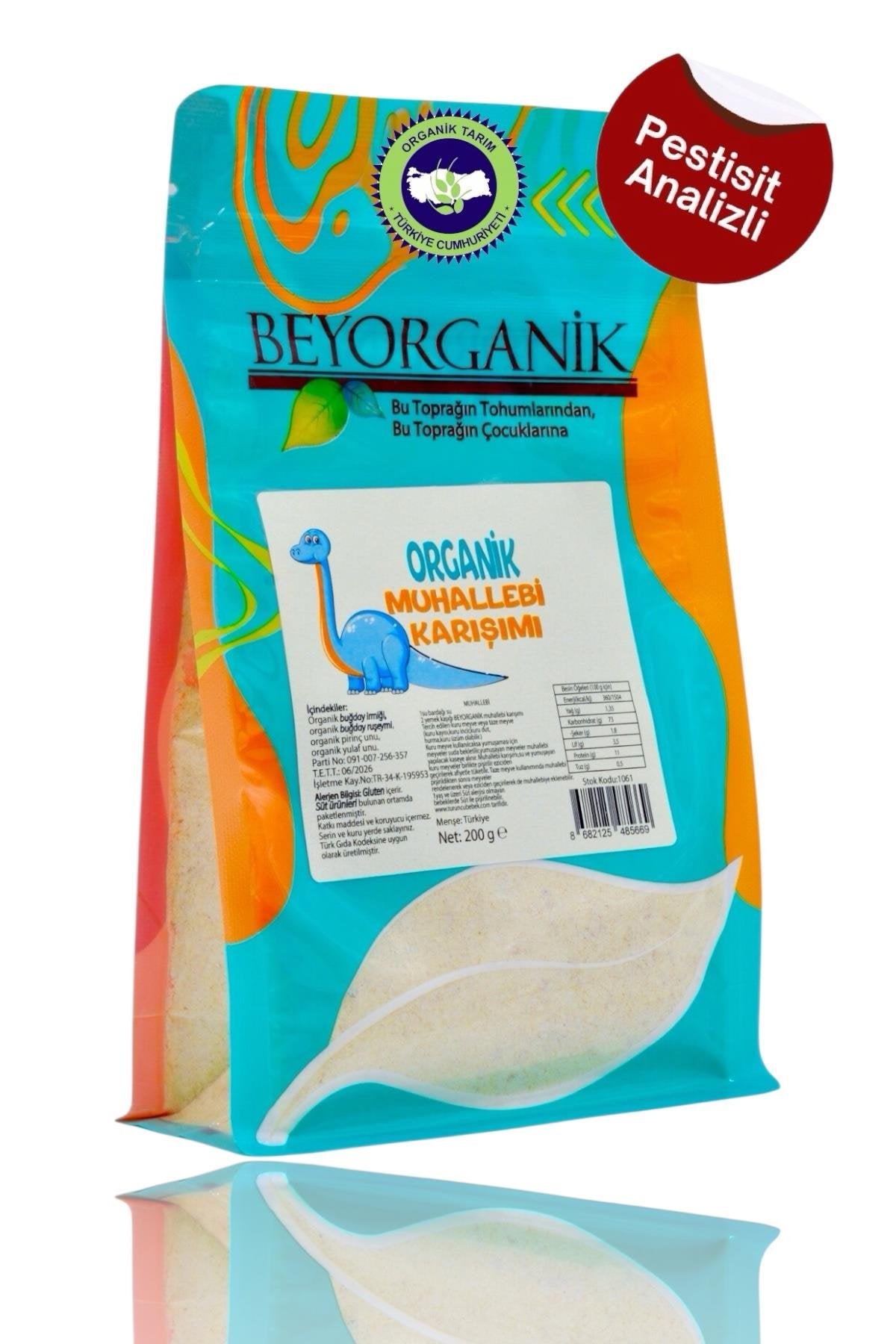 Organik Bebek Muhallebisi 200 g | Ek Gıdaya Geçen Minikler İçin Doğal ve Katkısız Lezzet 🌿