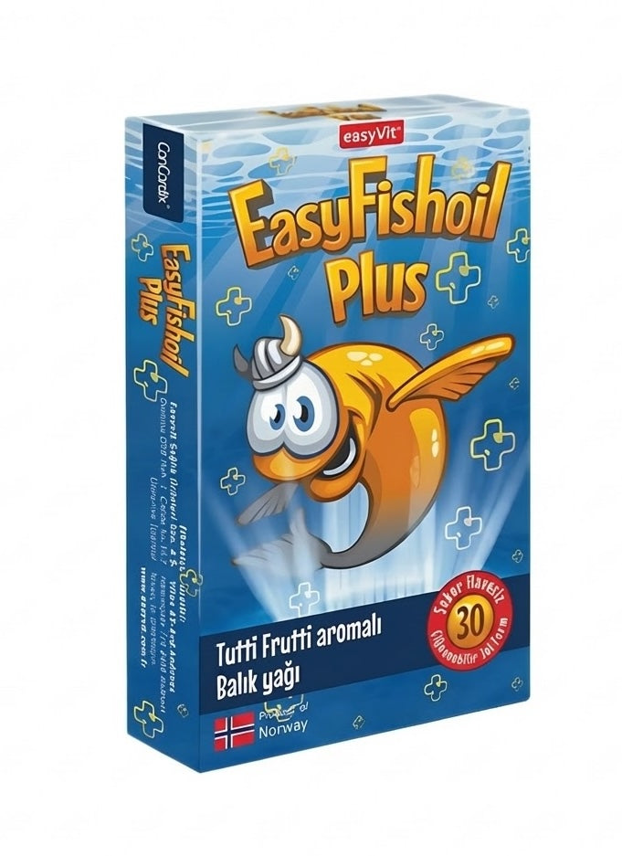 EasyFishOil Plus - Yüksek Omega 3 Yağ Asitleri İçeren Balık Yağı
