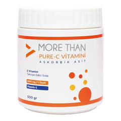 Pure C Vitamini Oksidasyon Önleyen Bağışıklık Askorbik Asitli 500 g