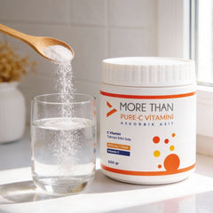 Pure C Vitamini Oksidasyon Önleyen Bağışıklık Askorbik Asitli 500 g