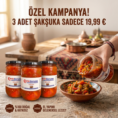 Natural Shakshuka 850g | Traditioneller Geschmack mit Aubergine, Pfeffer und Olivenöl