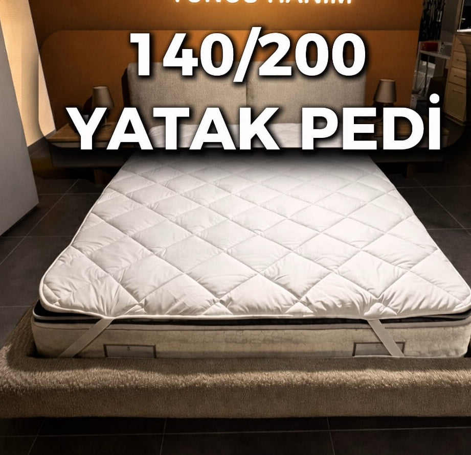 Yün Yatak Pedi | 140×200 cm | Doğal Konfor ve Sağlıklı Uyku