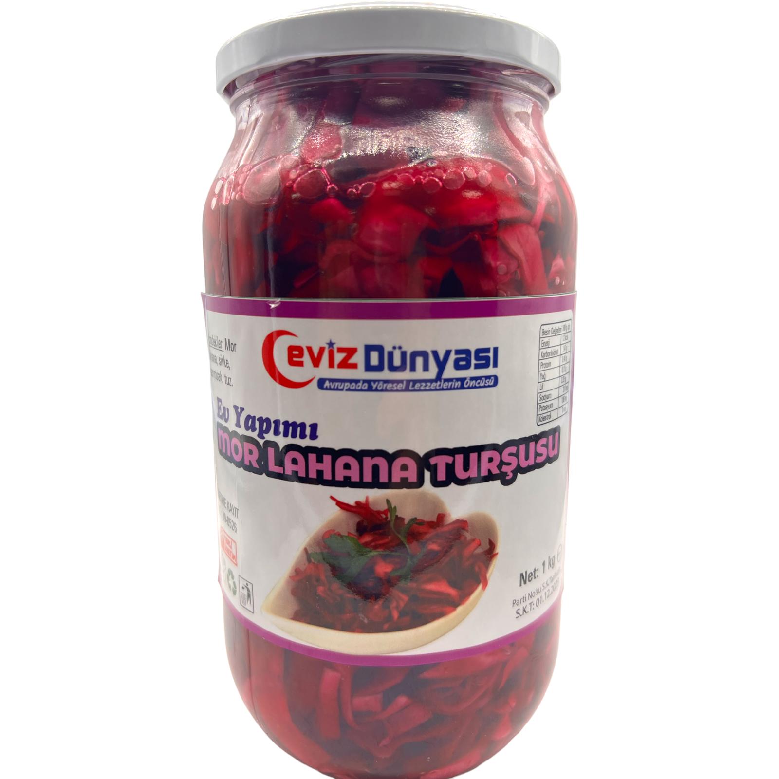 Mor lahana turşusu