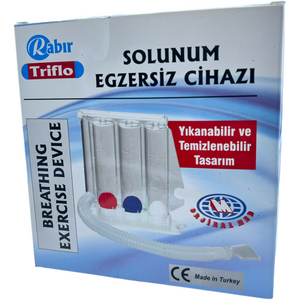 Solunum egzersiz cihazı (triflo)