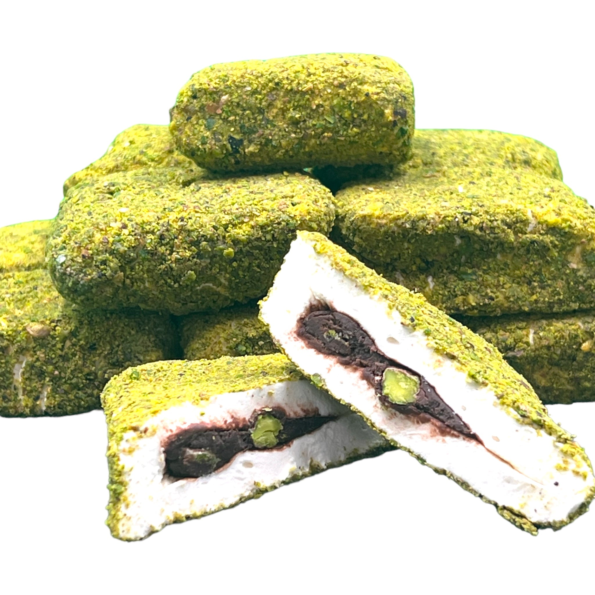 Toz fıstıklı bohça lokum (500g)