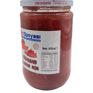 Doğranmış domates sos